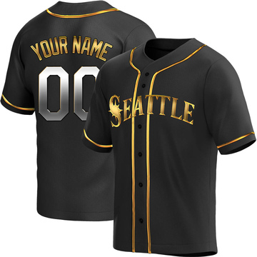 Seattle Mariners Custom 00 2022-23 All-Star Game AL Charcoal Jersey -  Bluefink