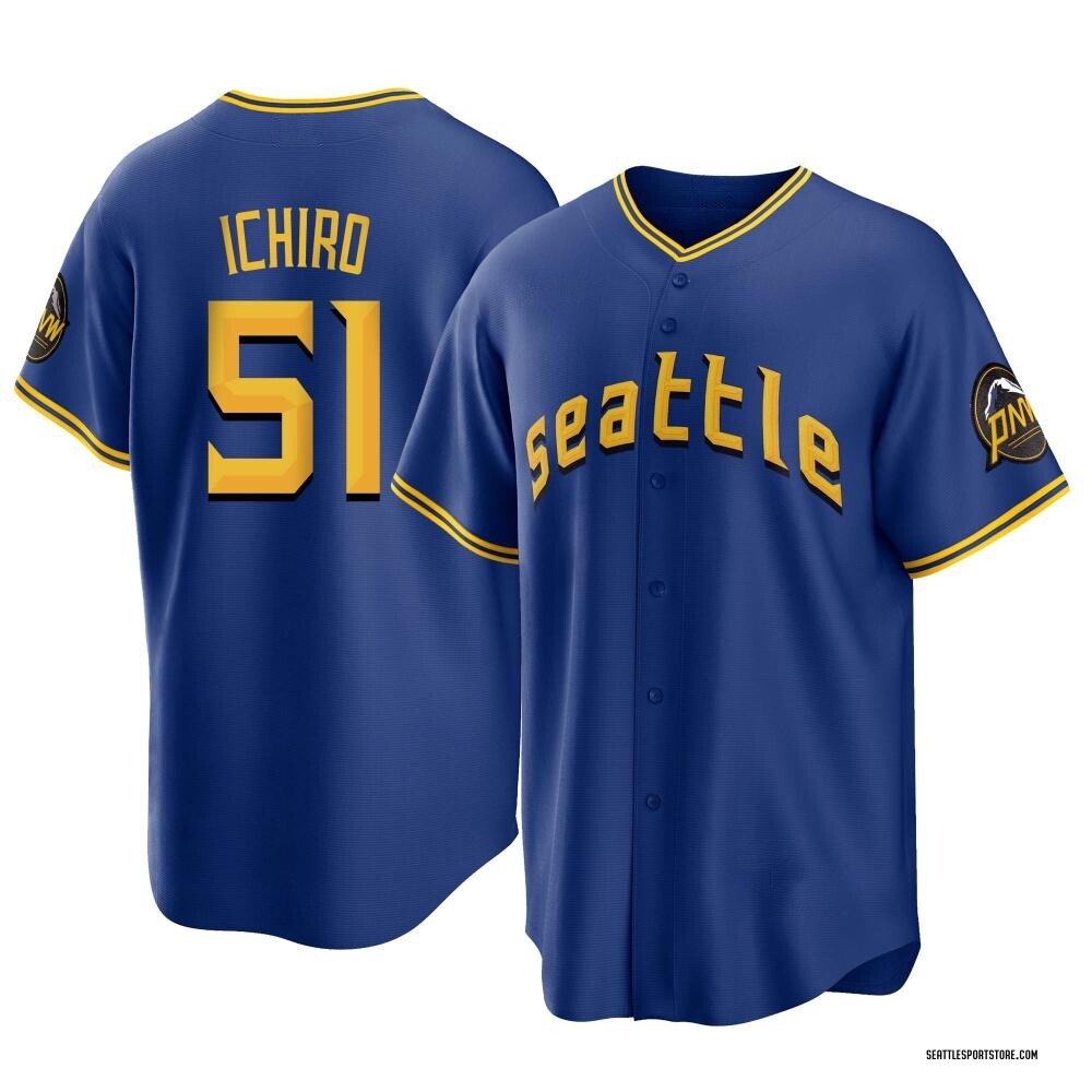 Women's Ichiro Suzuki Seattle Mariners Replica Cream Alternate Jersey