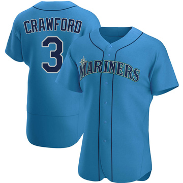 J.P. Crawford Men's Authentic Seattle Mariners Royal Alternate Jersey