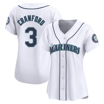 J.P. Crawford Women's Limited Seattle Mariners White Home Jersey