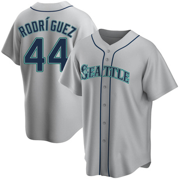 Julio Rodriguez Men's Replica Seattle Mariners Black Holographic